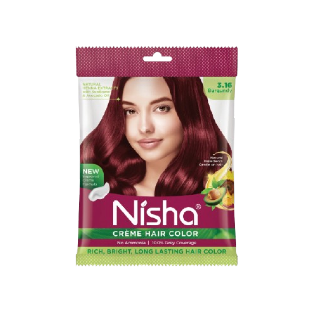 Nisha Burgundy
