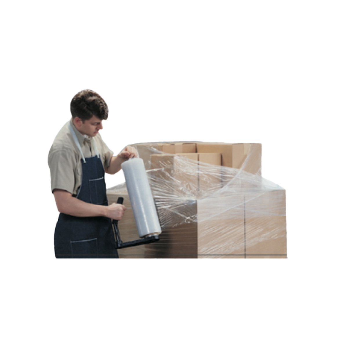 Hand Wrapped Stretch Film